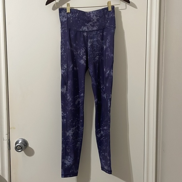 All In Motion Women's Leggings Contour Power Waist 7/8 | XS Purple High Rise - Picture 2 of 7